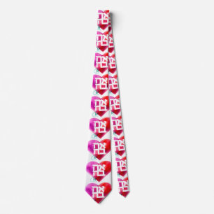 Ahava Heart Art Necktie Slips