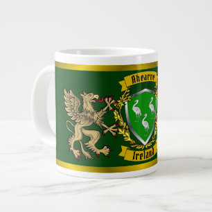 Ahearne/Aherne Irish Shield & Griffins Jumbo Mugg