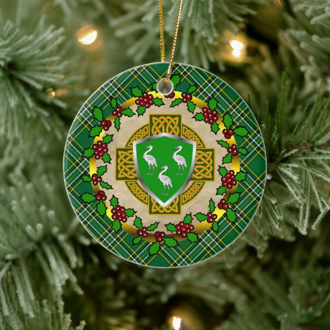 Ahearne Celtic Kor Personlig jul Julgransprydnad Keramik (Träd)
