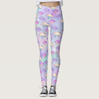 Ahegao pastelldamasker leggings