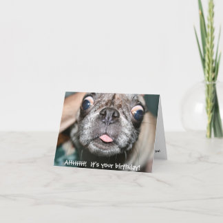 AHHH! Det är din födelsedag! Födelsedagskort Kort