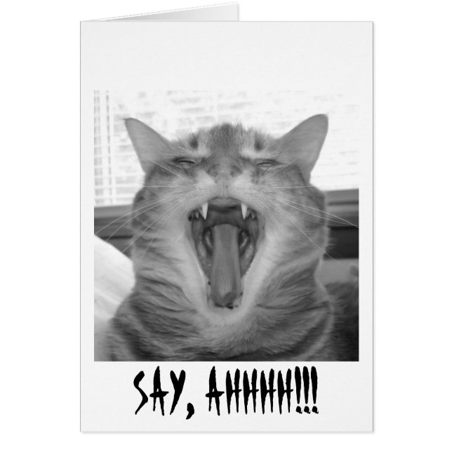 AHHH!! HÄLSNINGSKORT (Framsidan)