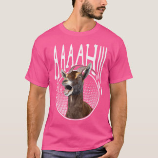 Ahhh Screaming Goat Funny Goat Älskare Screaming G T Shirt