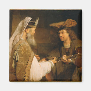 Ahimelech som ger svärd av Goliath till David Magnet