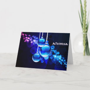 Ahimsa Julprydnader Helgkort