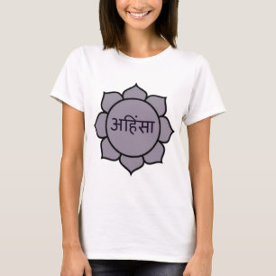 ahimsa (lotusblomma) .jpg tee shirt
