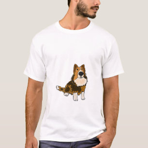 AHL-, skjorta för Sheltie hundtecknad Tee