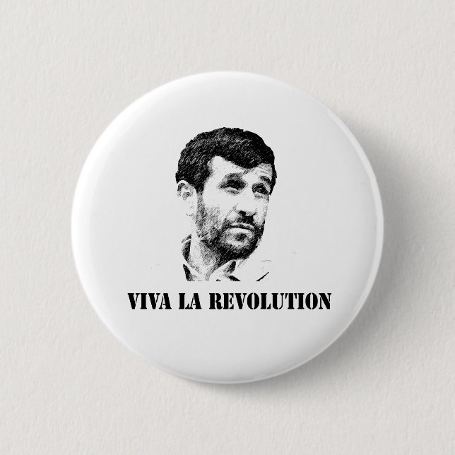 Ahmadinejad - Viva larevolution Knapp (Framsida)