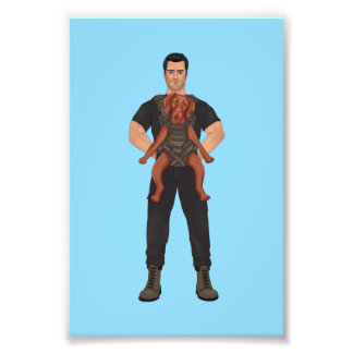 Ahmed and Nemi wall art Fototryck