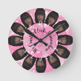 Ahmet Hands It's Crust O Clock Somewhere LOL Clock Rund Klocka