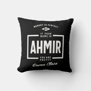 Ahmir Personlig Namn Birthday Gift Kudde