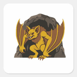 Ahool Fyrkantigt Klistermärke