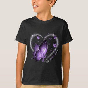 Åhörandedag Förlorare Survivor Butterfly Heart T Shirt