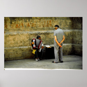 Åhörare av en, Valencia, Spanien Poster
