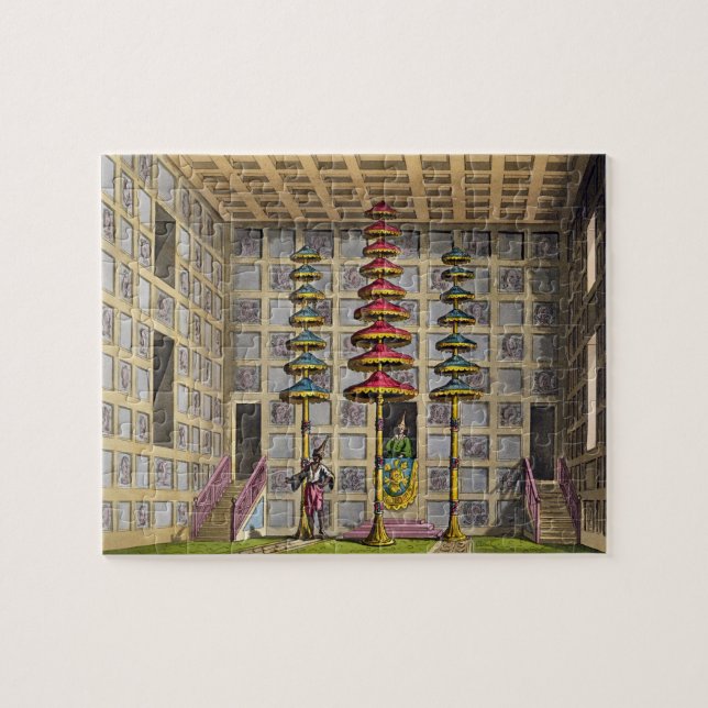 Åhörare Hall, den Cochin chinan, pläterar 88 från Pussel (Horisontell)