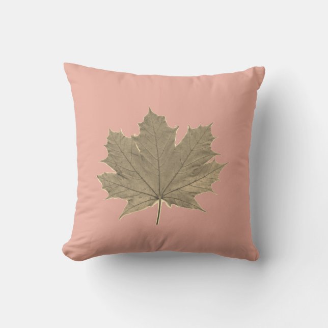 Ahorn – Ahornblatt – Maple leaf – Autumn Kudde (Framsida)
