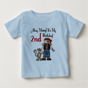 Ahoy 2nd födelsedagtshirts och gåvor för Matey T Shirt