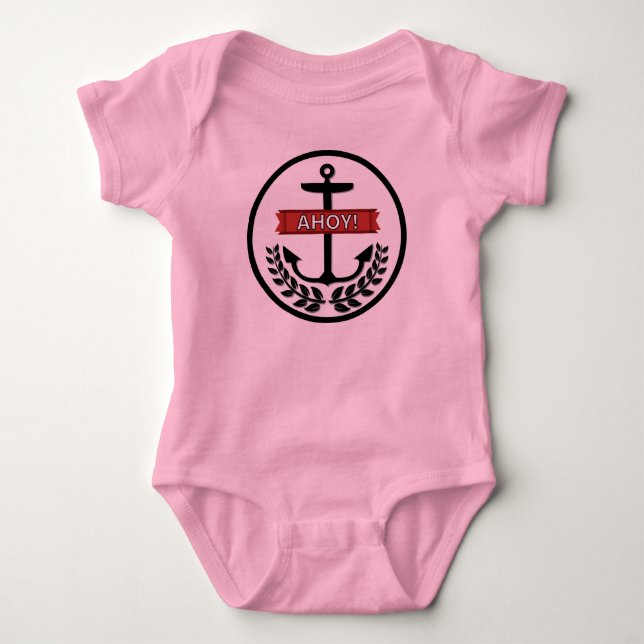 Ahoy - Baby Body av Jersey Tee (Framsida)