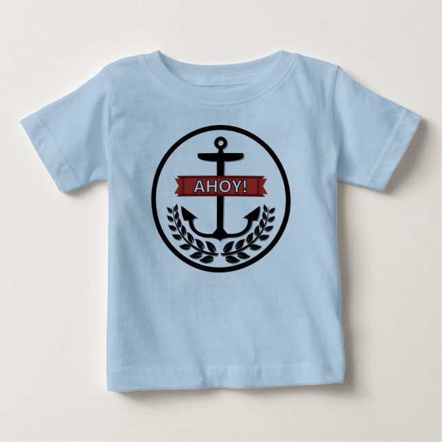 Ahoy - Baby Bra Jersey T-Shirt  (Framsida)