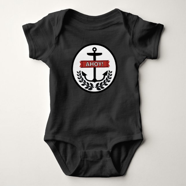 Ahoy - Baby Jersey Bodydress  Tröja (Framsida)