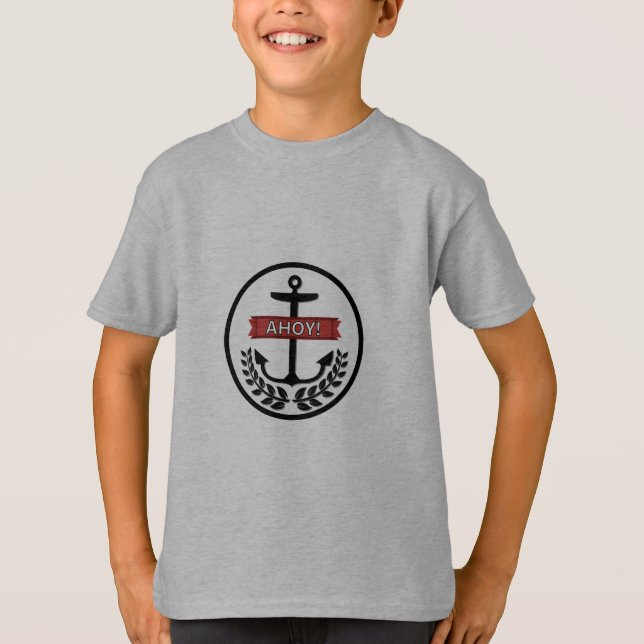 Ahoy - Bards grundläggande T-Shirt (Framsida)