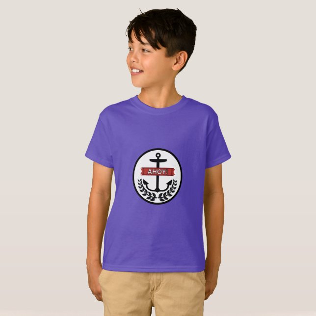 Ahoy - Bards grundläggande T-Shirt (Hel framsida)