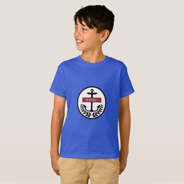 Ahoy - Bards grundläggande T-Shirt (Hel framsida)