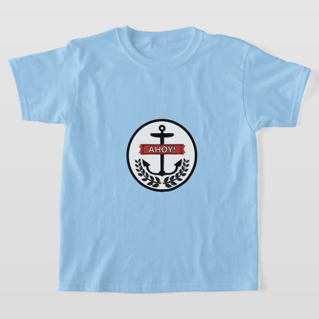 Ahoy - Barn Basic T-Shirt (Laydown)
