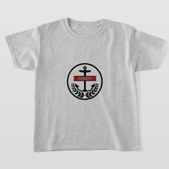 Ahoy - Barnens Basic T-Shirt (Laydown)
