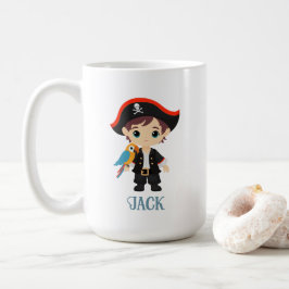 Ahoy där! Pirat Boy Birthday Mugg