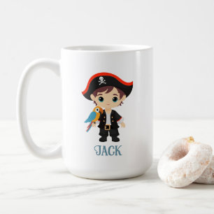 Ahoy där! Pirat Boy Birthday Mugg