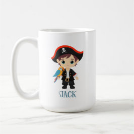 Ahoy där! Pirat Boy Birthday Mugg