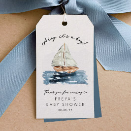 Ahoy dess lilla babyskor från fritidsbåtar presentetikett