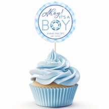 Ahoy Det är en Boy Nautical Baby Shower Favor Stic