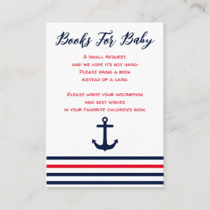 Ahoy Det är en Boy Nautical Bokar för Baby Tilläggskort