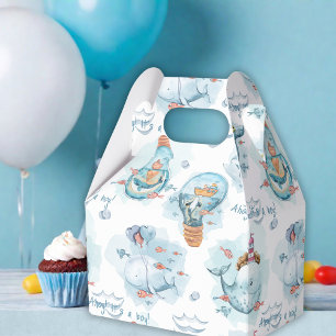 Ahoy Det är en pojk-babygäst Presentaskar