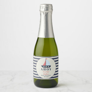 Ahoy Det är en pojk Nautical Baby Shower