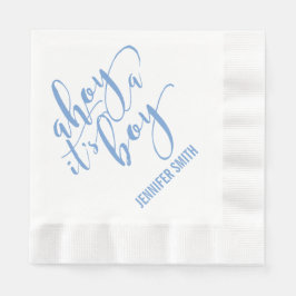 Ahoy Det är en pojk-nautisk babystötare och se Pappersservett