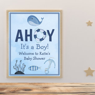 Ahoy Det är en pojk- och havsdjursskötare. Poster