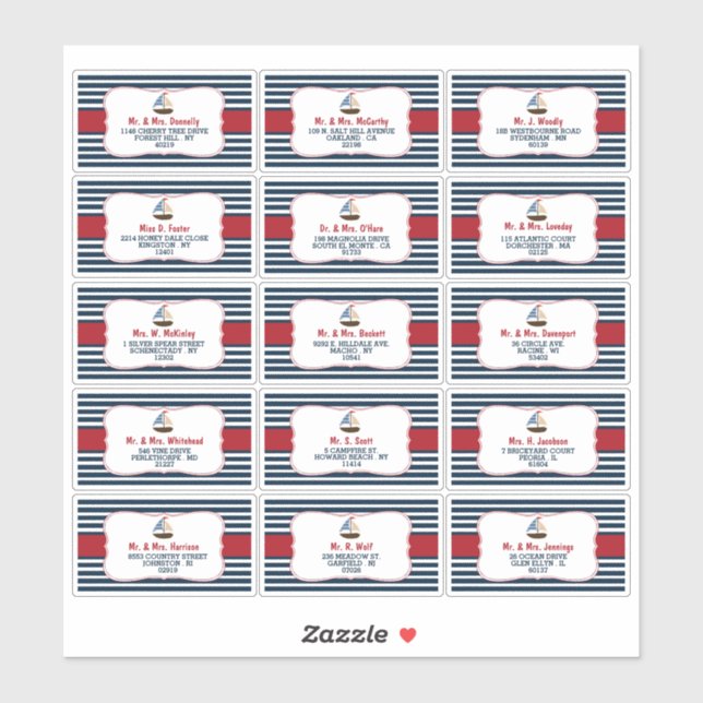 Ahoy, det är en pojke! Etiketter för nautisk babyk (Ark)