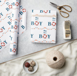 Ahoy Det är en Pojke Marin- Presentpapper