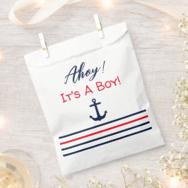 Ahoy, det är en pojke! Nautical Baby Shower