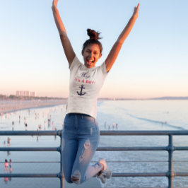 Ahoy, det är en pojke! Nautical Baby Shower T Shirt