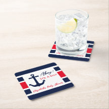 Ahoy, det är en pojke! Nautical Baby Shower