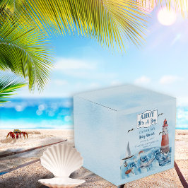 Ahoy Det är en pojkfyr, en barnskötare för Ocean B Presentaskar