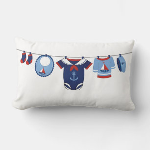 Ahoy Det är en pojkvän-babyskabb Lumbarkudde