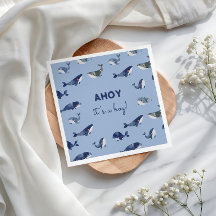 Ahoy, det är en valpojke - Baby Shower