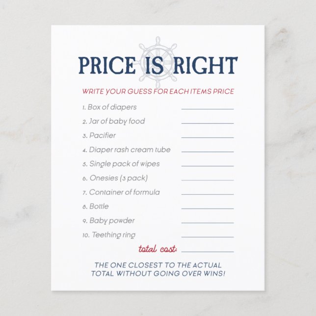 Ahoy Det är ett Prist spel för pojkens nautiska ba (Framsida)