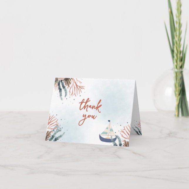 Ahoy Det är ett stort tack. Tack Kort (Framsida)