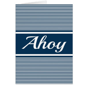 Ahoy Hälsningskort